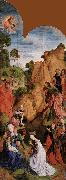 GOES, Hugo van der Calvary Triptych France oil painting artist